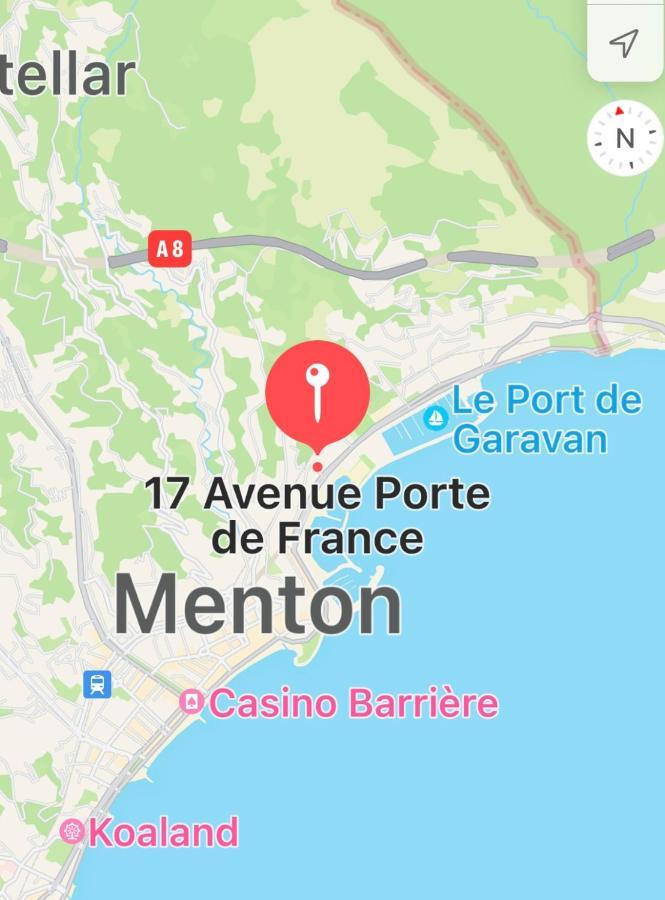 Studio 2 Pers , 40M2 En Bord De Mer Avec Vue Mer Menton Exterior photo